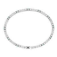 Armband Zancan Herr in Silber Smeraldo sintetico ESB314-VE - ESB314-VE